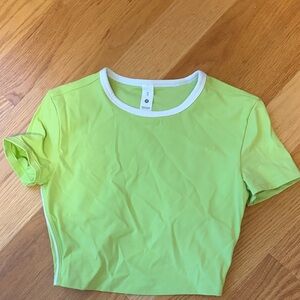 Lululemon Athletica Light Green Crop Top